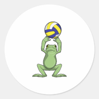 Adesivo Redondo Sapo de voleibol