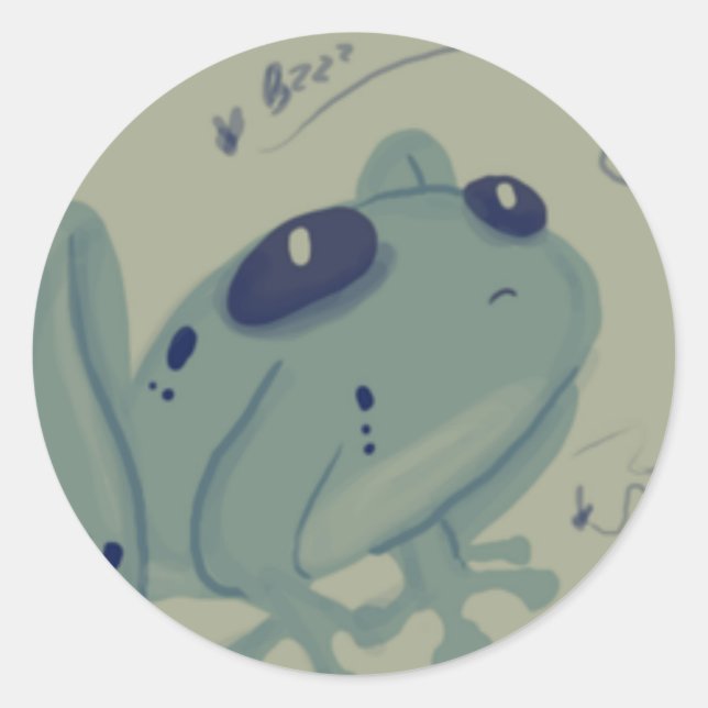 Adesivo Redondo Sapos (Frente)