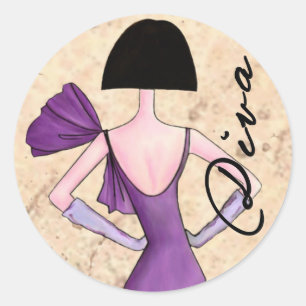 Adesivo Redondo Saquinistas da moda