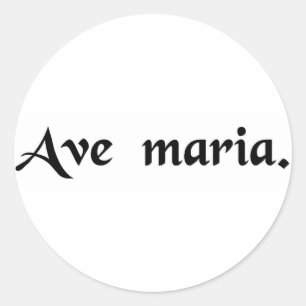 Adesivo Redondo Saraiva Mary