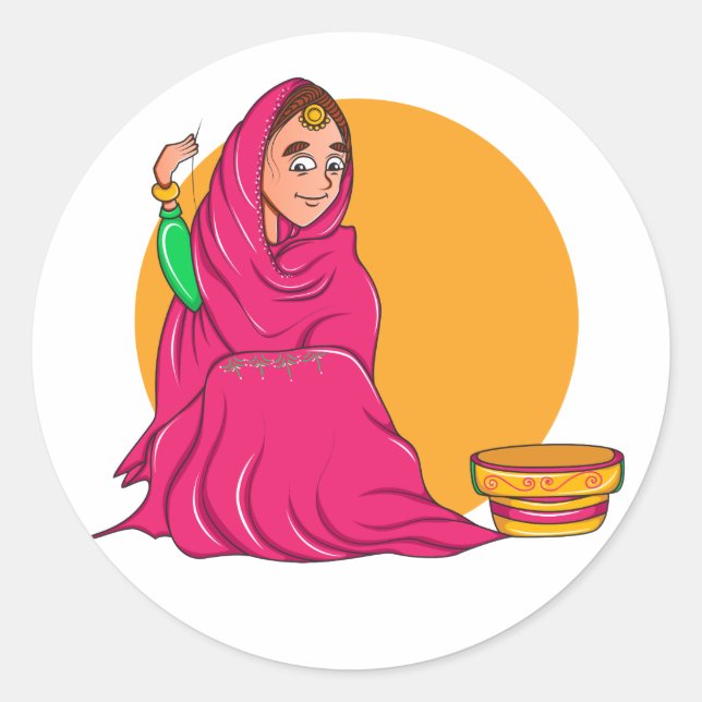 Adesivo Redondo Sardarni (Frente)