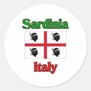 Adesivo Redondo Sardinia Italia