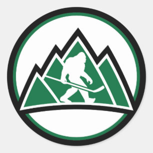 Adesivo Redondo Sasquatch Hockey Sticker - Início