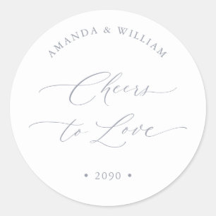 Adesivo Redondo Saúde ao Amor Favor Vinheta