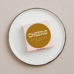 Adesivo Redondo Saúde Groovy Dourado Typografia Nomes Personalizad<br><div class="desc">Personalizado Cheers Groovy Mostarda Dourada Tipografia Nomes De Tipografia Personalizada Clássica Redonda</div>