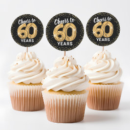 Adesivo Redondo Saúde para 60 anos Aniversário Adulto