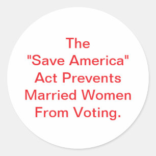 Adesivo Redondo Save America Act é Perigoso Hankamer Artjunkhaus