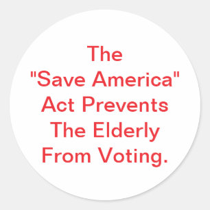 Adesivo Redondo Save America Act é Perigoso Hankamer Artjunkhaus