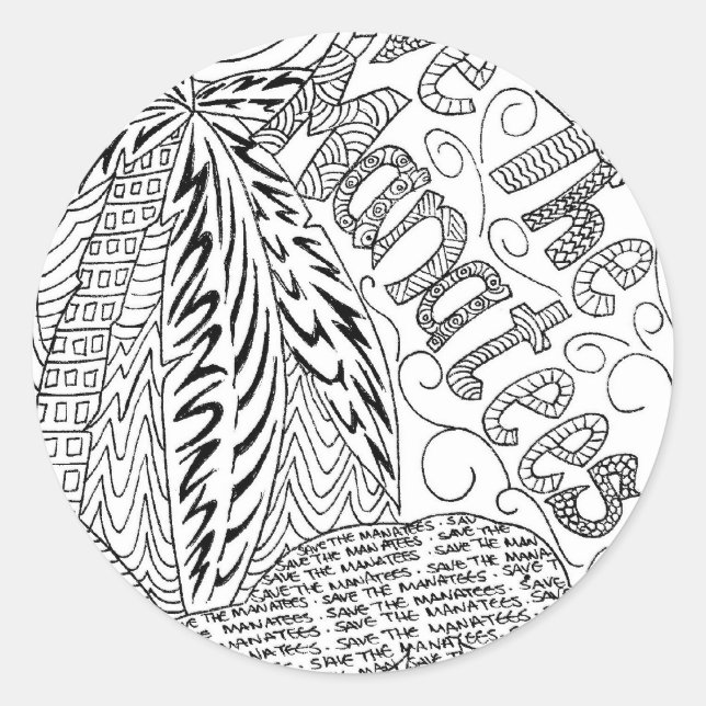 Adesivo Redondo savethemanatezen1.jpg (Frente)