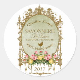 Adesivo Redondo SAVONNERIE ~ Sticker