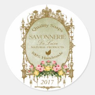 Adesivo Redondo SAVONNERIE ~ Sticker