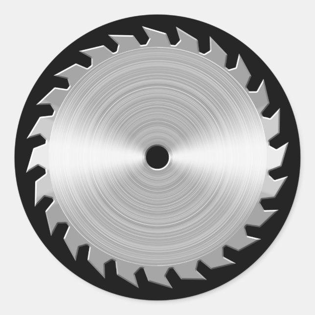 Adesivo Redondo Sawblade (Frente)