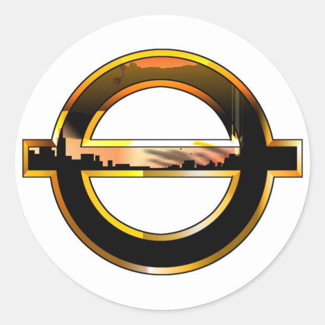 Adesivo Redondo Saykay Sticker (Frente)