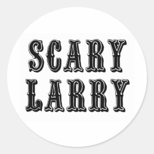 Adesivo Redondo Scary Larry