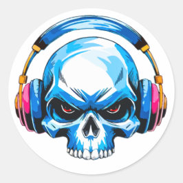 Adesivo Redondo Schädel