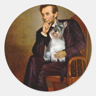 Adesivo Redondo Schnauzer 11N - Lincoln