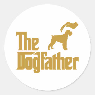 Adesivo Redondo Schnauzer diminuto