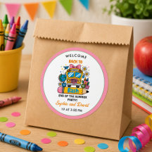 School’s Back Bash! Editable End of Summer Party 