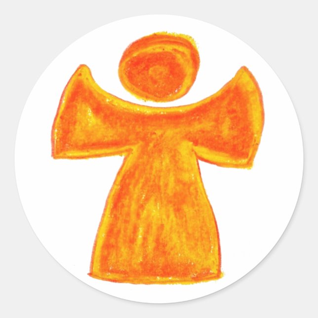 Adesivo Redondo Schutzengelplakette (Frente)