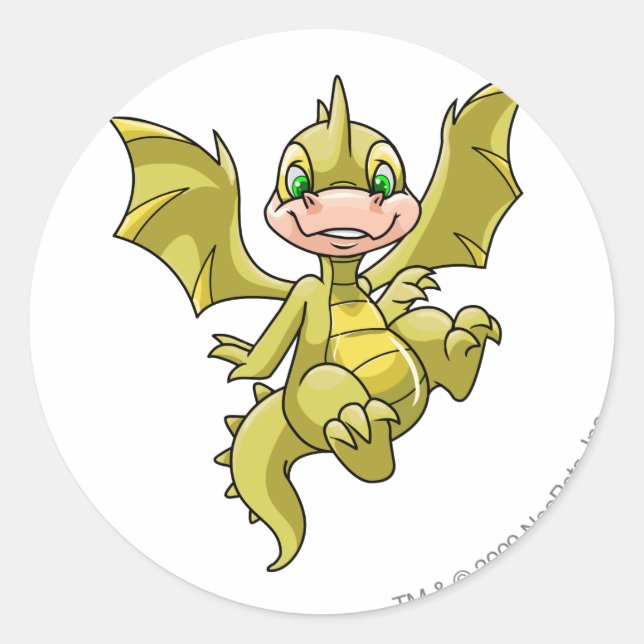 Adesivo Redondo Scorchio Yellow (Frente)