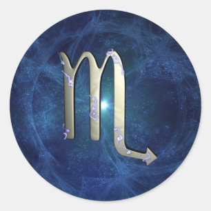 Adesivo Redondo Scorpio