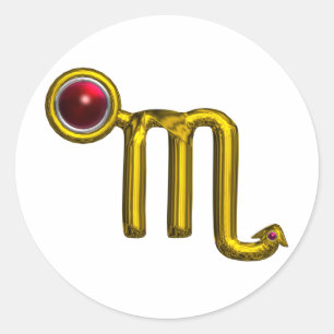 ADESIVO REDONDO SCORPIO