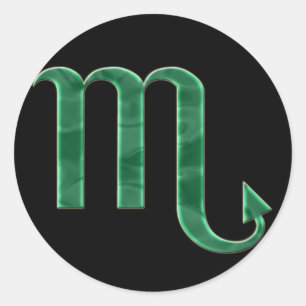 Adesivo Redondo Scorpio nº 3 Sticker