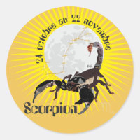 Scorpion 24 22 Autocollant octobre au novembre