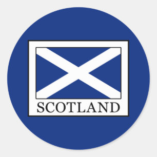 Adesivo Redondo Scotland