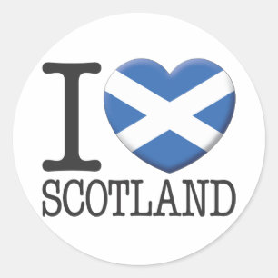Adesivo Redondo Scotland