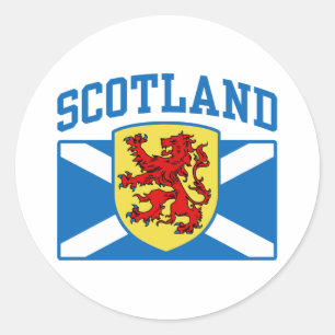 Adesivo Redondo Scotland