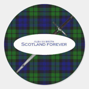 Adesivo Redondo Scotland Forever Alba gu bràth