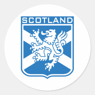 Adesivo Redondo Scotland Sticker