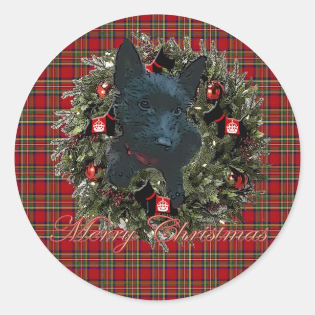 Adesivo Redondo Scottie (Frente)