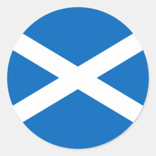 Adesivo Redondo Scottish Flag, Flag of Scotland