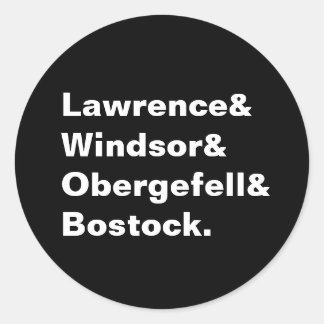 Adesivo Redondo SCOTUS Equal Capas Sticker