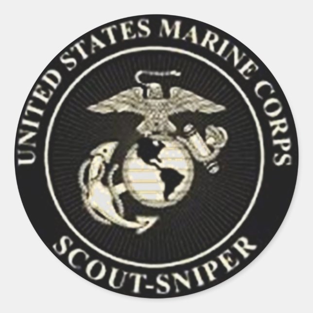 ADESIVO REDONDO SCOUT SNIPER (Frente)