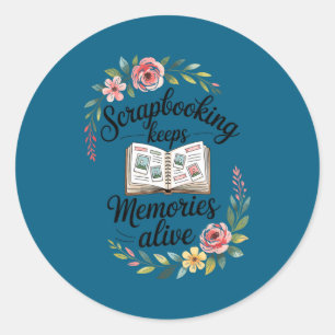 Adesivo Redondo Scrapbooking fofo