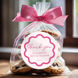 Adesivo Redondo Script de Círculo Escalonado de Onda Retroversa Mu