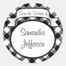 Script Preto+Branco -Da Cozinha De- Jar/Rótulo