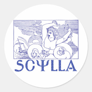 Adesivo Redondo Scylla