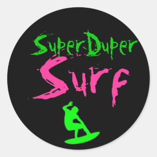 Adesivo Redondo sds, SuperDuper, surf