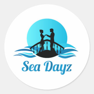 Adesivo Redondo Sea Dayz Sticker