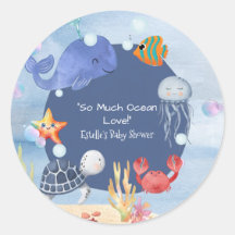 Sea You Soon cute whale starfish turtle jellyfish