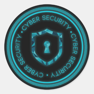 ADESIVO REDONDO SEAL DO CRACHÁ DE SEGURANÇA DO CIBRO