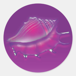 Adesivo Redondo Seashell