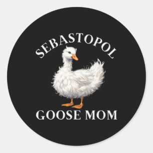 Adesivo Redondo Sebastopol Goose Mãe