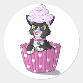 Adesivo Redondo Sebrina Classic Round Sticker