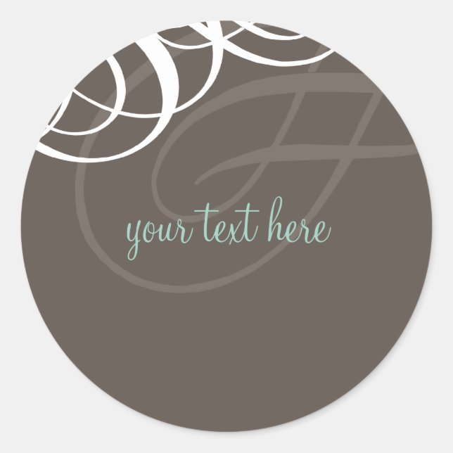 Adesivo Redondo SEDAL: voga do criador 4 (Frente)