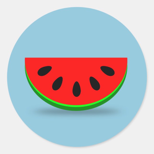 Adesivo Redondo Segmento Melon (Frente)